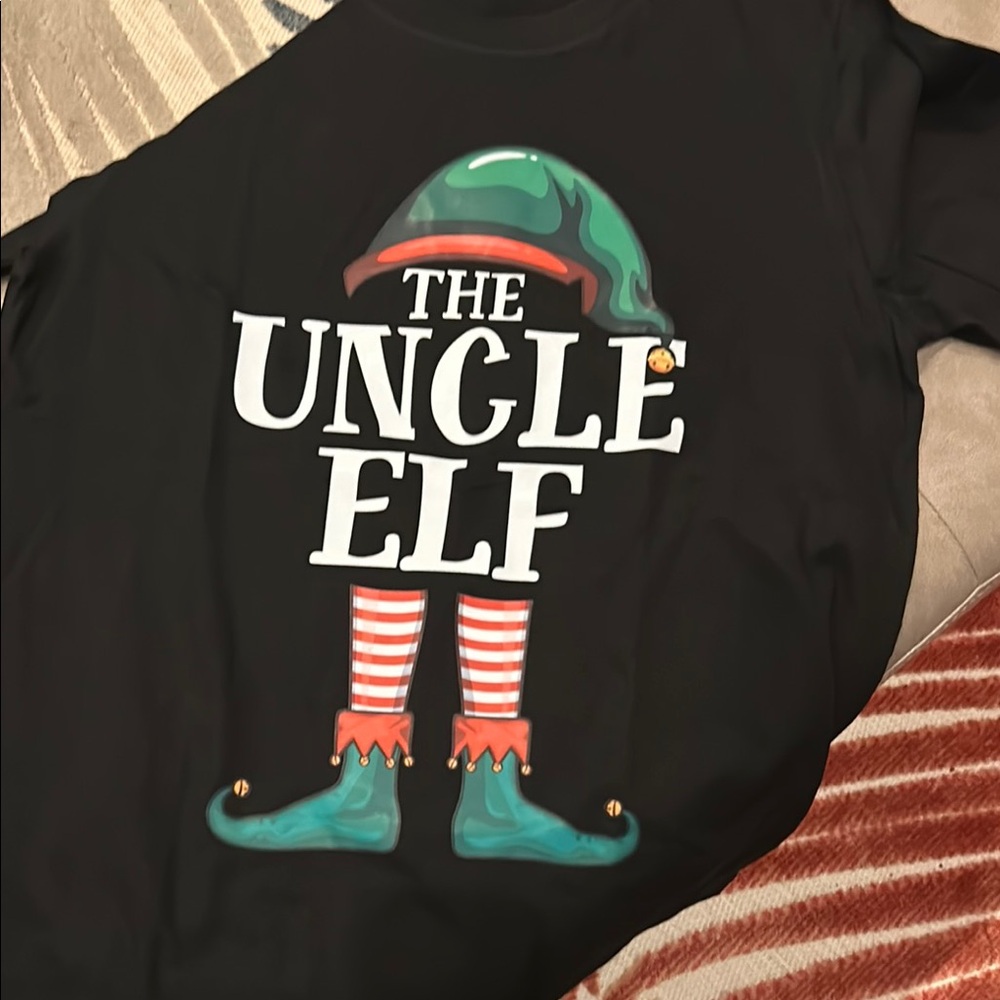 The Uncle Elf Black T-Shirt